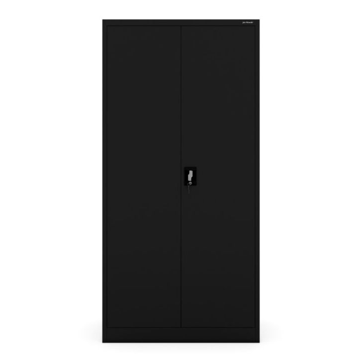 DAWID saimniecības skapis, 900 x 1850 x 450 mm, All Black