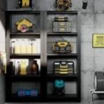 Metāla garāžas plaukts SAM 900 x 1830 x 450 mm All Black