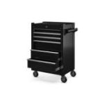 Melna riteņu rīku kaste darbnīcai JOE All Black 680 x 995 x 460 mm