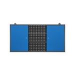 Antracīta zils piekaramais skapis garāžai un darbnīcai, metāla BEN 1200 x 600 x 200 mm