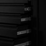 DAREK darbnīcas skapis, 920 x 1850 x 500 mm, All Black