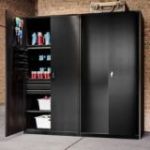 SZYMON instrumentu skapis, 920 x 1850 x 500 mm, All Black