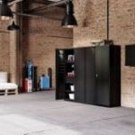 SZYMON instrumentu skapis, 920 x 1850 x 500 mm, All Black