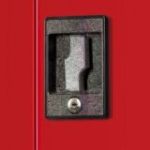 BRUNO metāla darbnīcas un instrumentu skapis, 920 x 1850 x 500 mm, antracīta sarkans