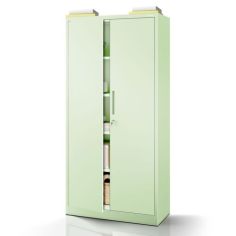 JAN biroja skapis, 900 x 1850 x 400 mm, Fresh Style: pasteļzaļš