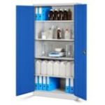 4 JAN metāla dokumentu skapju komplekts, 900 x 1850 x 400 mm, pelēkzils