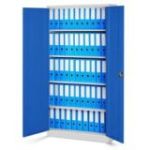 4 JAN metāla dokumentu skapju komplekts, 900 x 1850 x 400 mm, pelēkzils