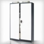 Metāla dokumentu skapis JAN II, 1150 x 1850 x 400 mm, antracīta balts