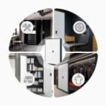 Metāla dokumentu skapis JAN II, 1150 x 1850 x 400 mm, antracīta balts