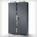 Metāla dokumentu skapis JAN II, 1150 x 1850 x 400 mm, antracīta krāsā