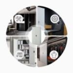 Metāla dokumentu skapis JAN H, 900 x 1950 x 400 mm, balts