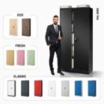 Metāla dokumentu skapis JAN H, 900 x 1950 x 400 mm, melns