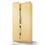 Liels skapis ar plauktiem JAN H, 900 x 1950 x 400 mm, Fresh Style: bēšs