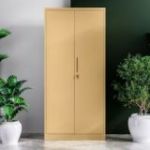 Liels skapis ar plauktiem JAN H, 900 x 1950 x 400 mm, Fresh Style: bēšs