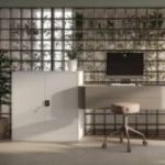 BEATA metāla skapis ar plauktiem, 900 x 930 x 400 mm, balts