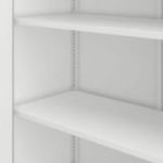 BEATA metāla skapis ar plauktiem, 900 x 930 x 400 mm, balts