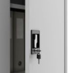 BEATA slēdzams dokumentu skapis, 900 x 930 x 400 mm, pelēks