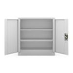 BEATA slēdzams dokumentu skapis, 900 x 930 x 400 mm, pelēks