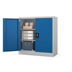 Maza skapīte BEATA, 900 x 930 x 400 mm, pelēkzila 2