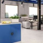 Maza skapīte BEATA, 900 x 930 x 400 mm, pelēkzila