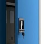 Maza skapīte BEATA, 900 x 930 x 400 mm, pelēkzila