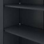 BEATA tērauda biroja skapis, 900 x 930 x 400 mm, antracīta krāsā