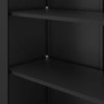 BEATA metāla skapis ar durvīm, 900 x 930 x 400 mm, melns