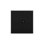 BEATA metāla skapis ar durvīm, 900 x 930 x 400 mm, melns