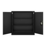 BEATA metāla skapis ar durvīm, 900 x 930 x 400 mm, melns