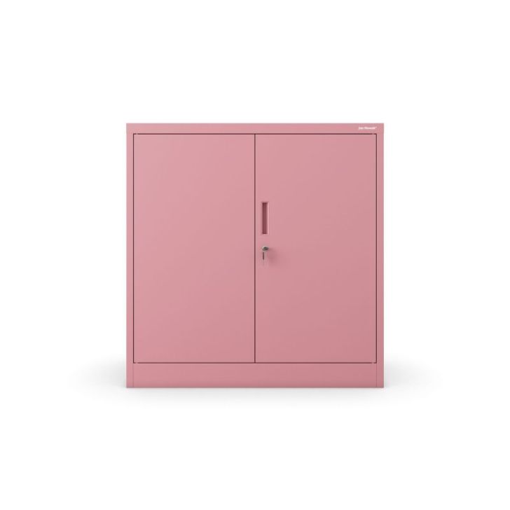 BEATA plauktu skapis, 900 x 930 x 400 mm, Fresh Style: pūderrozā