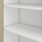 KEVIN metāla biroja skapis, 900 x 1400 x 400 mm, Eco Design: balts/sonoma ozols