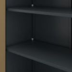 KEVIN metāla biroja skapis, 900 x 1400 x 400 mm, Eco Design: antracīts/valrieksts