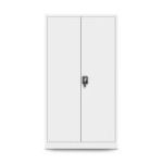 TOMASZ metāla biroja dokumentu skapis, 900 x 1850 x 450 mm, balts