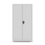 TOMASZ metāla biroja dokumentu skapis, 900 x 1850 x 450 mm, pelēks