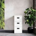 Metāla dokumentu skapis SARA V3, 460 x 1020 x 620 mm, balts