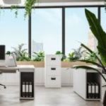 Metāla dokumentu skapis SARA V3, 460 x 1020 x 620 mm, balts