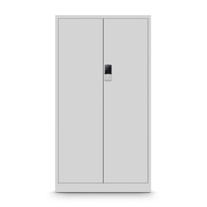 Metāla dokumentu skapis DANIEL, 900 x 1850 x 400 mm, pelēks