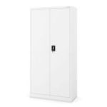 DAWID metāla saimniecības skapis, 900 x 1850 x 400 mm, Smart: balts