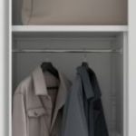 DAWID metāla saimniecības skapis, 900 x 1850 x 400 mm, Smart: balts