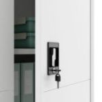 DAWID metāla saimniecības skapis, 900 x 1850 x 400 mm, Smart: balts