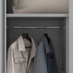 DAWID metāla saimniecības skapis, 900 x 1850 x 400 mm, Smart: pelēks