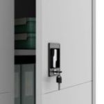 DAWID metāla saimniecības skapis, 900 x 1850 x 400 mm, Smart: pelēks