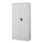 DAWID metāla saimniecības skapis, 900 x 1850 x 400 mm, Smart: pelēks