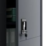 DAWID metāla saimniecības skapis, 900 x 1850 x 400 mm, Smart: antracīts