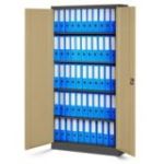 4 JAN H metāla biroja skapju komplekts, 900 x 1950 x 400 mm, Eco Design: antracīts/valrieksts