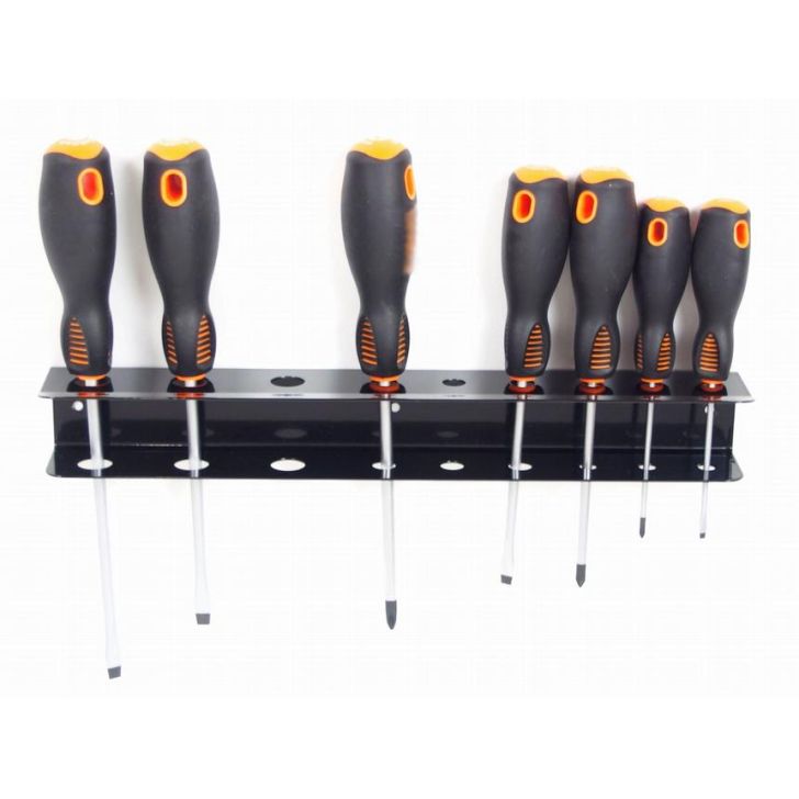 Skrūvgriežu pakaramais 9 gab., tērauds, 32 cm