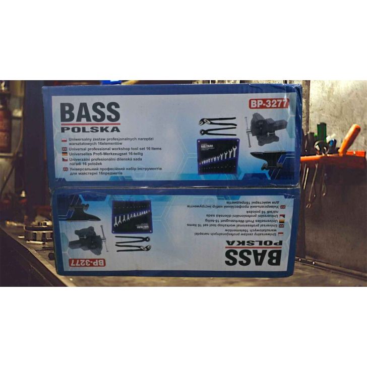 Instrumentu komplekts (lakta 5kg, skrūvspīles 100mm, atslēgas)