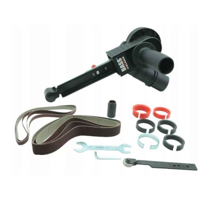 Leņķa slīpmašīnas stiprinājums, jostas vīle