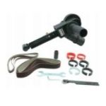 Leņķa slīpmašīnas stiprinājums, jostas vīle