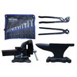 Instrumentu komplekts (lakta 5kg, skrūvspīles 100mm, atslēgas)